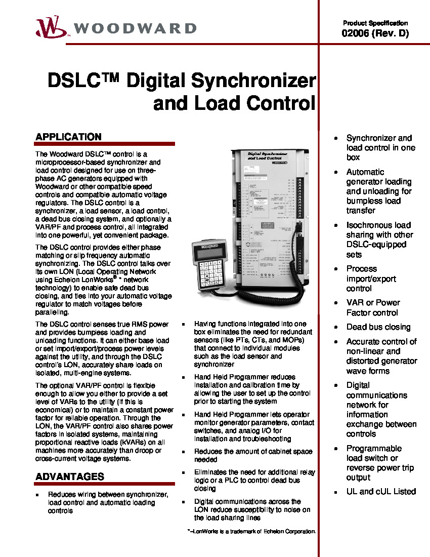 First Page Image of 9905-355 DSLC Data Sheet 02006.pdf
